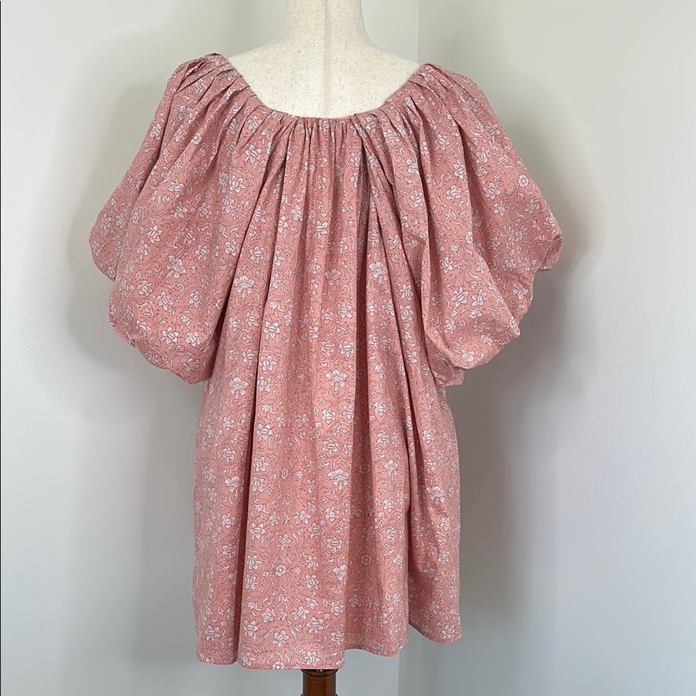 Pink Floral Mini Dress - Picture 4 of 7